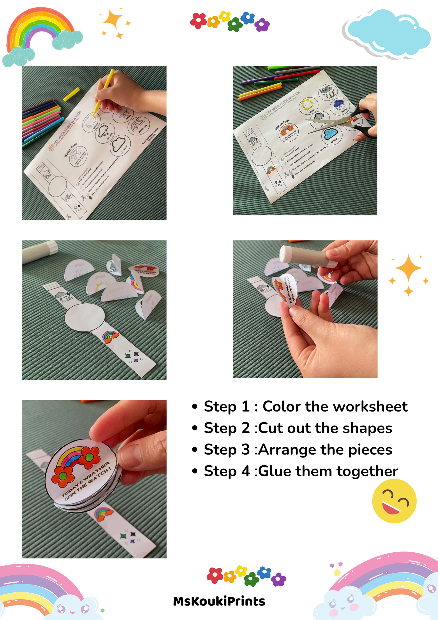 DIY Weather Watch - MsKoukiPrints